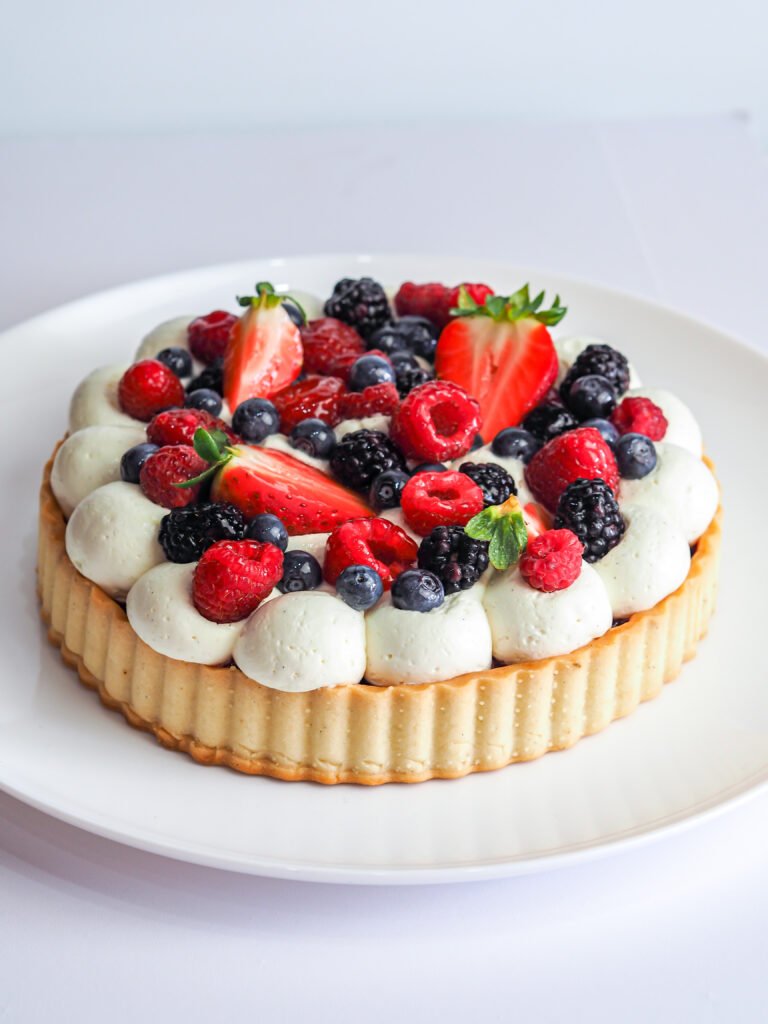 Tart crema vaniglia e frutti di bosco
