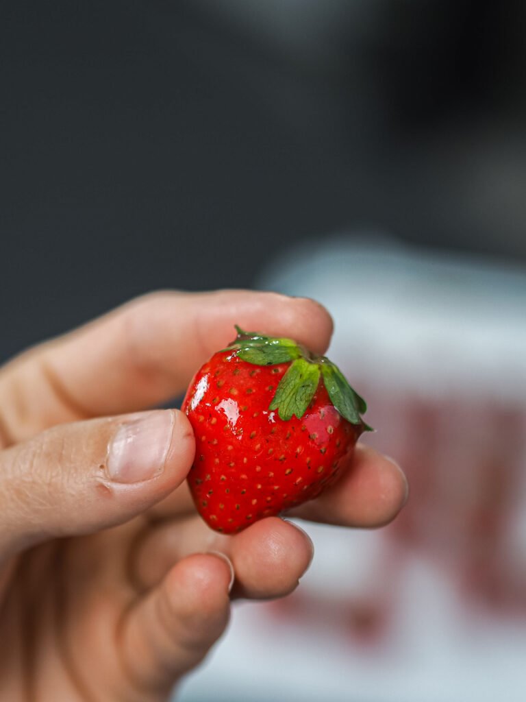 Fragole glassate lucide