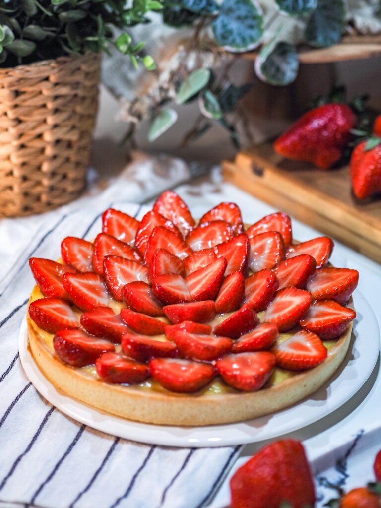 Crostata crema e fragole