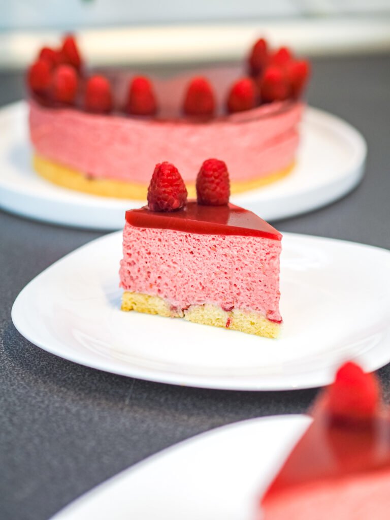 Torta mousse lampone
