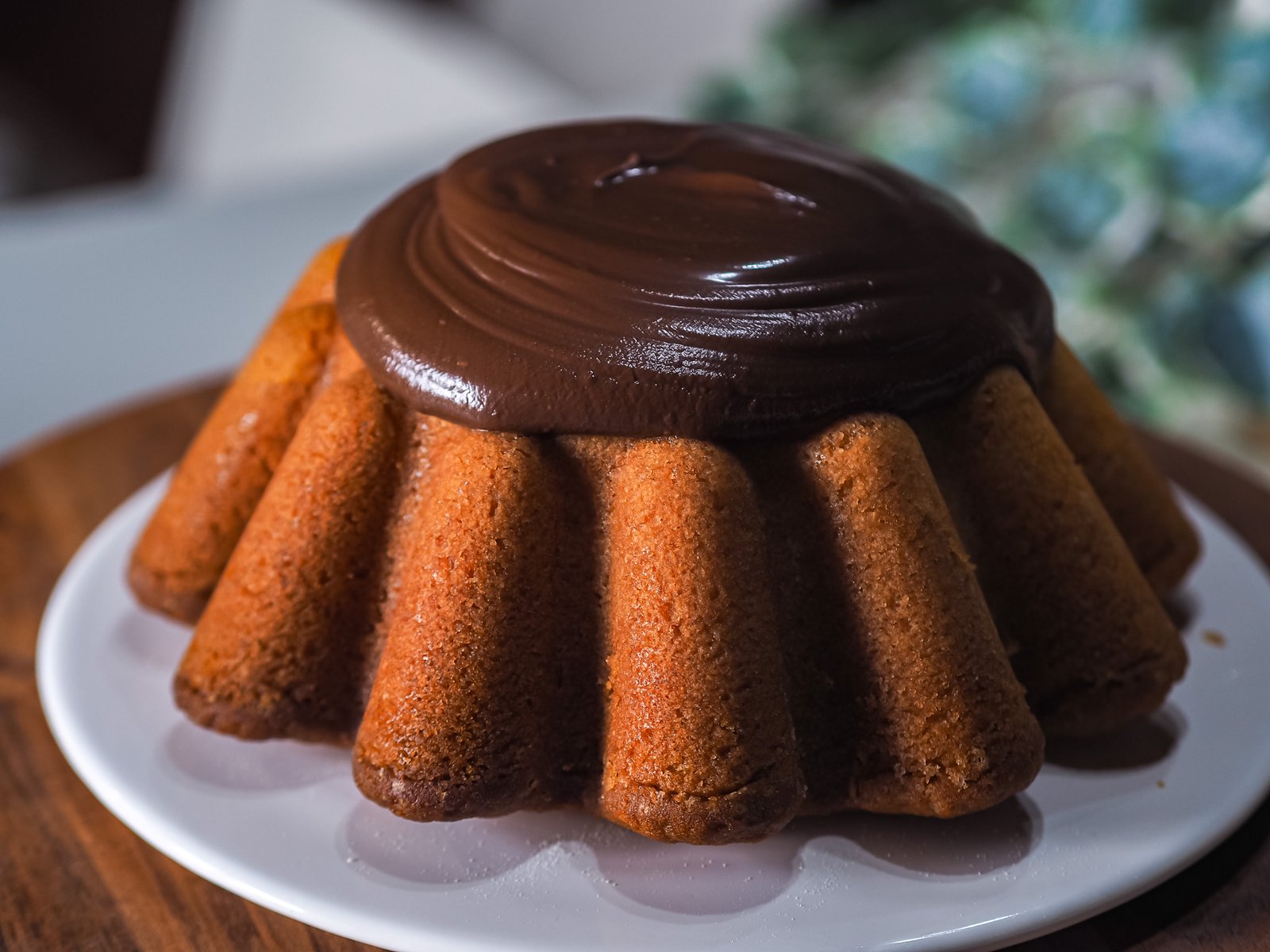 cake arancia e glassa cioccolato