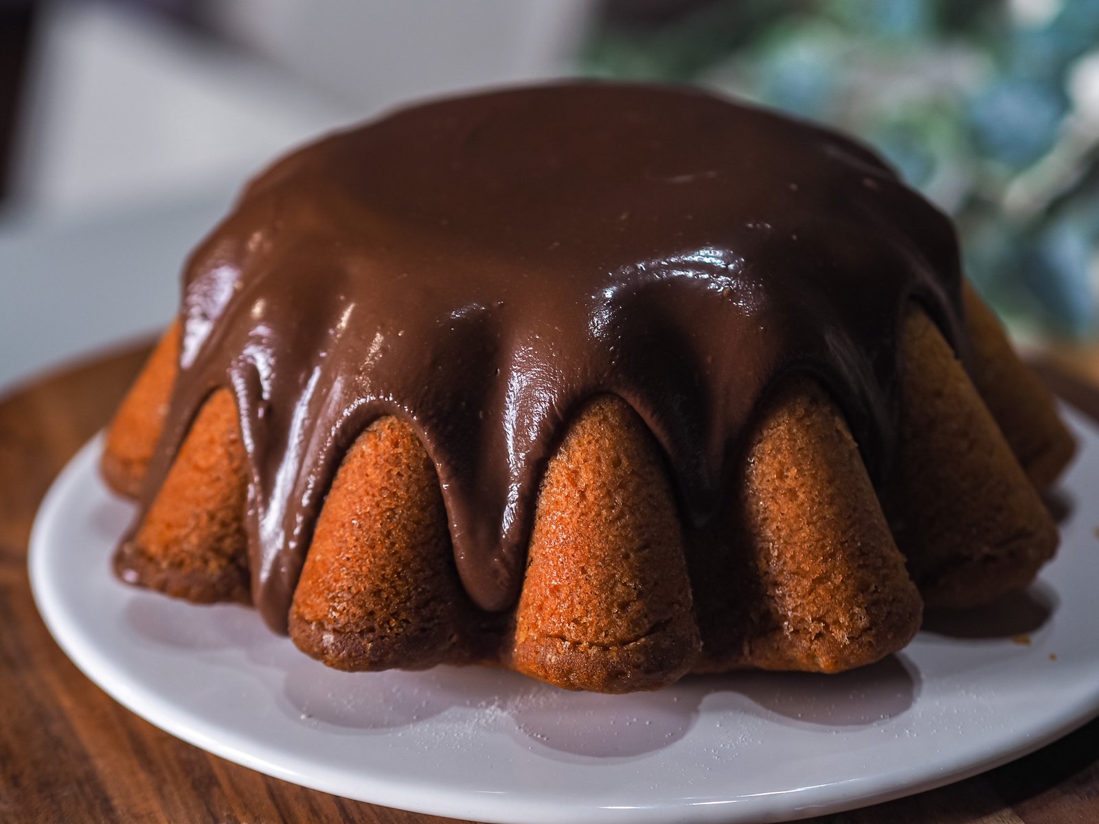 cake arancia e glassa cioccolato