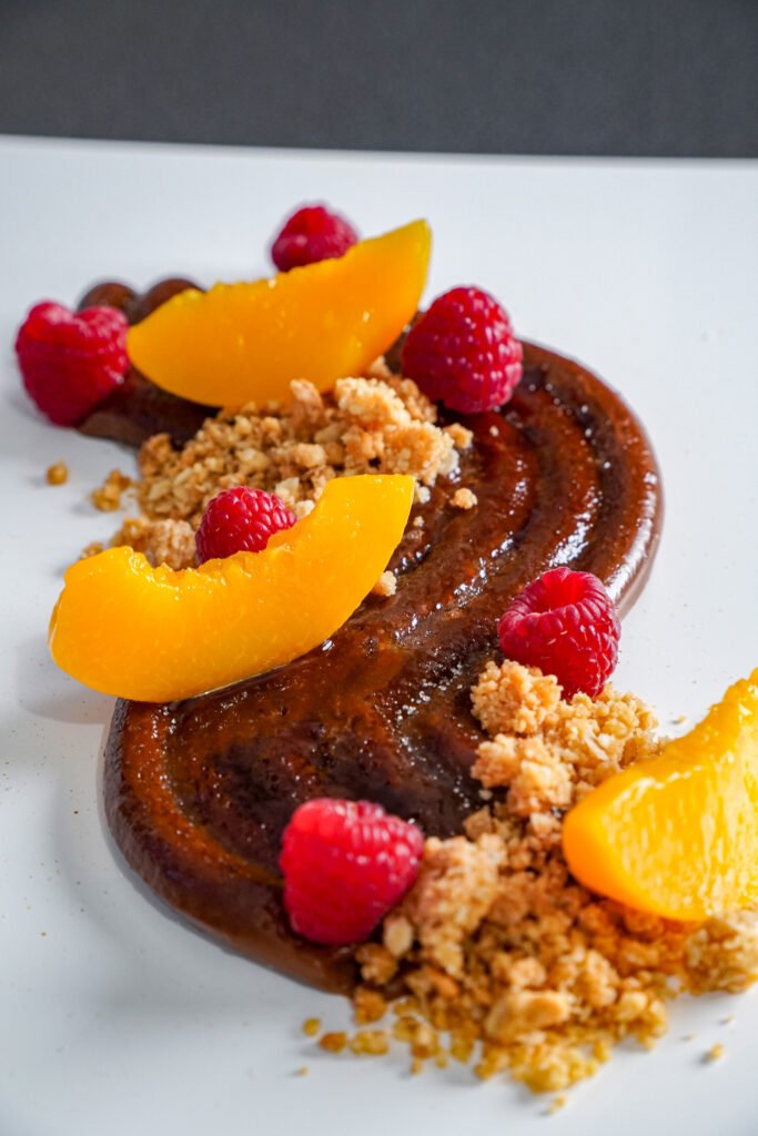 Dessert crema catalana cioccolato