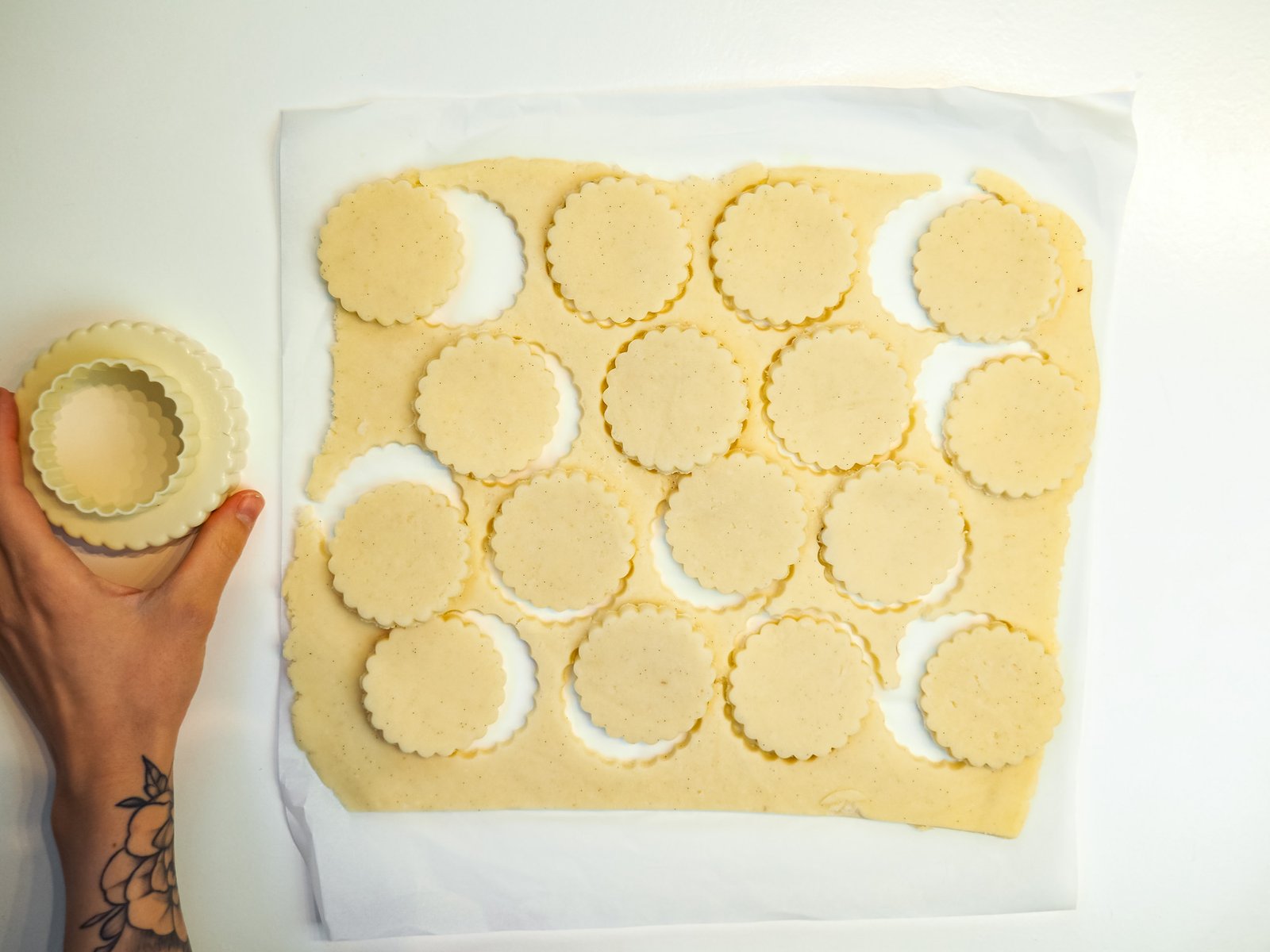biscotti frolla crema lamponi