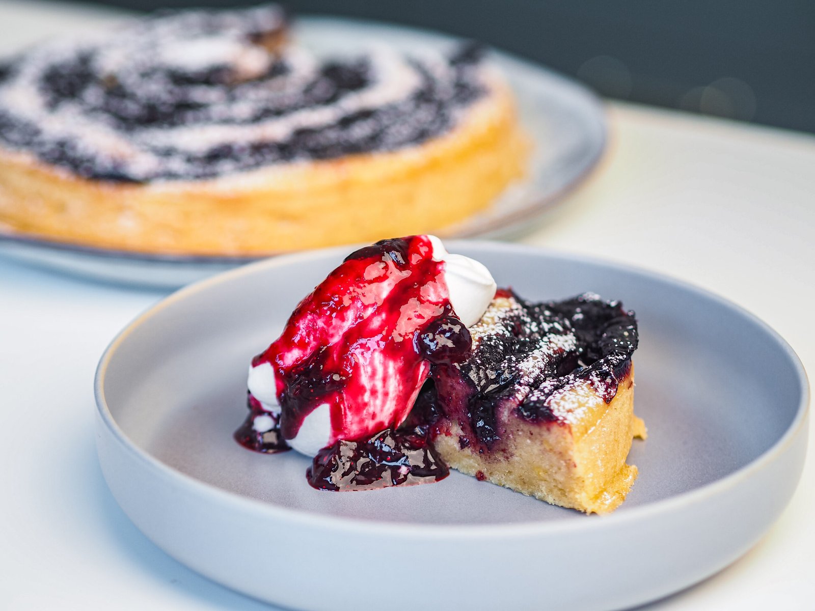 torta tofu mirtilli